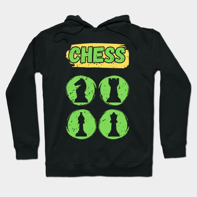 Chess Hoodie by William Faria